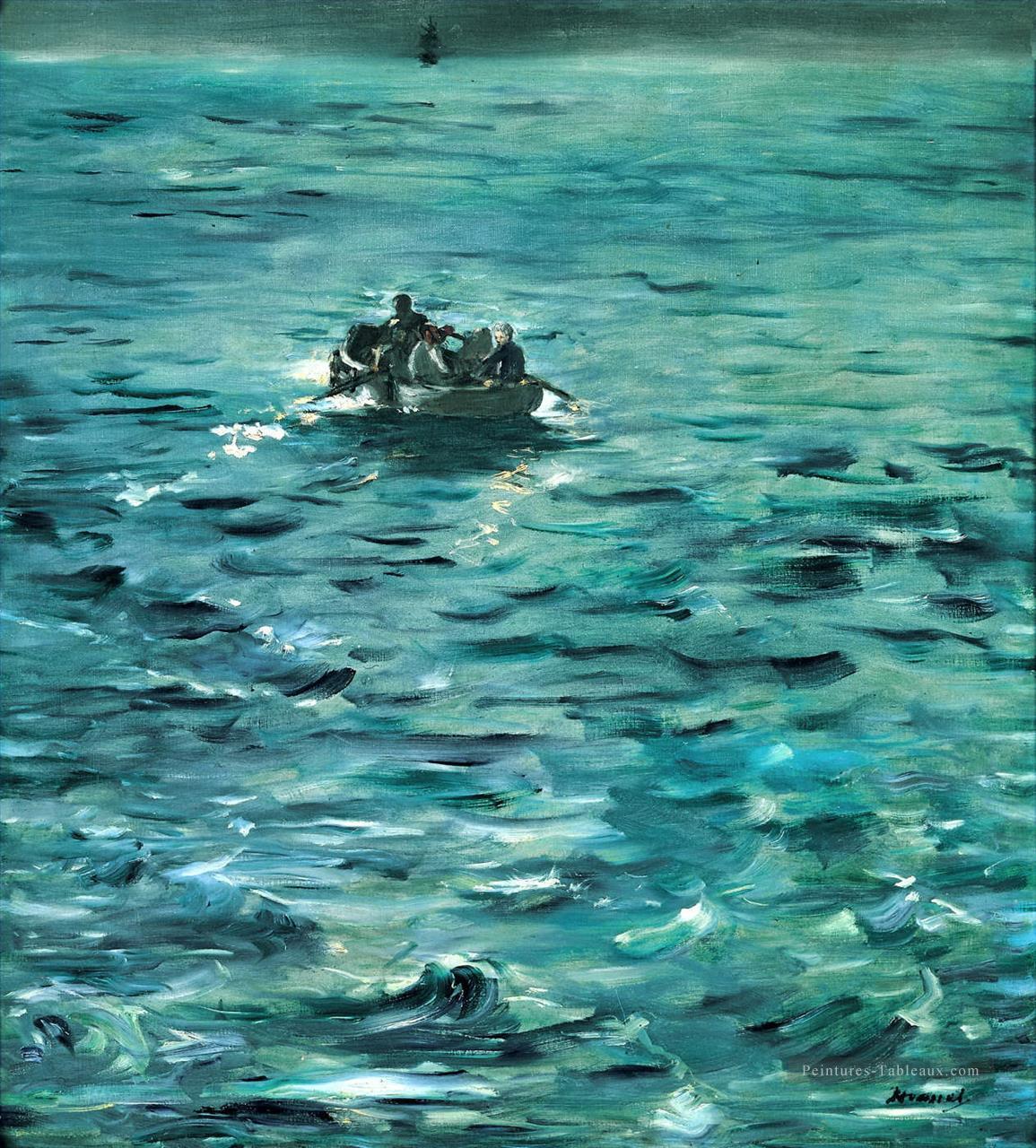 Rochefort Escape Édouard Manet Peintures à l'huile